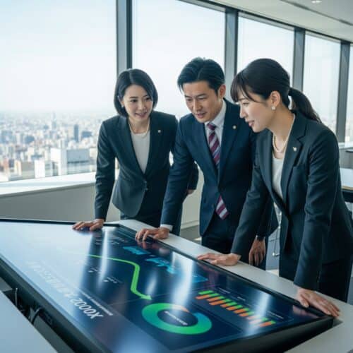 データ分析するスタッフ